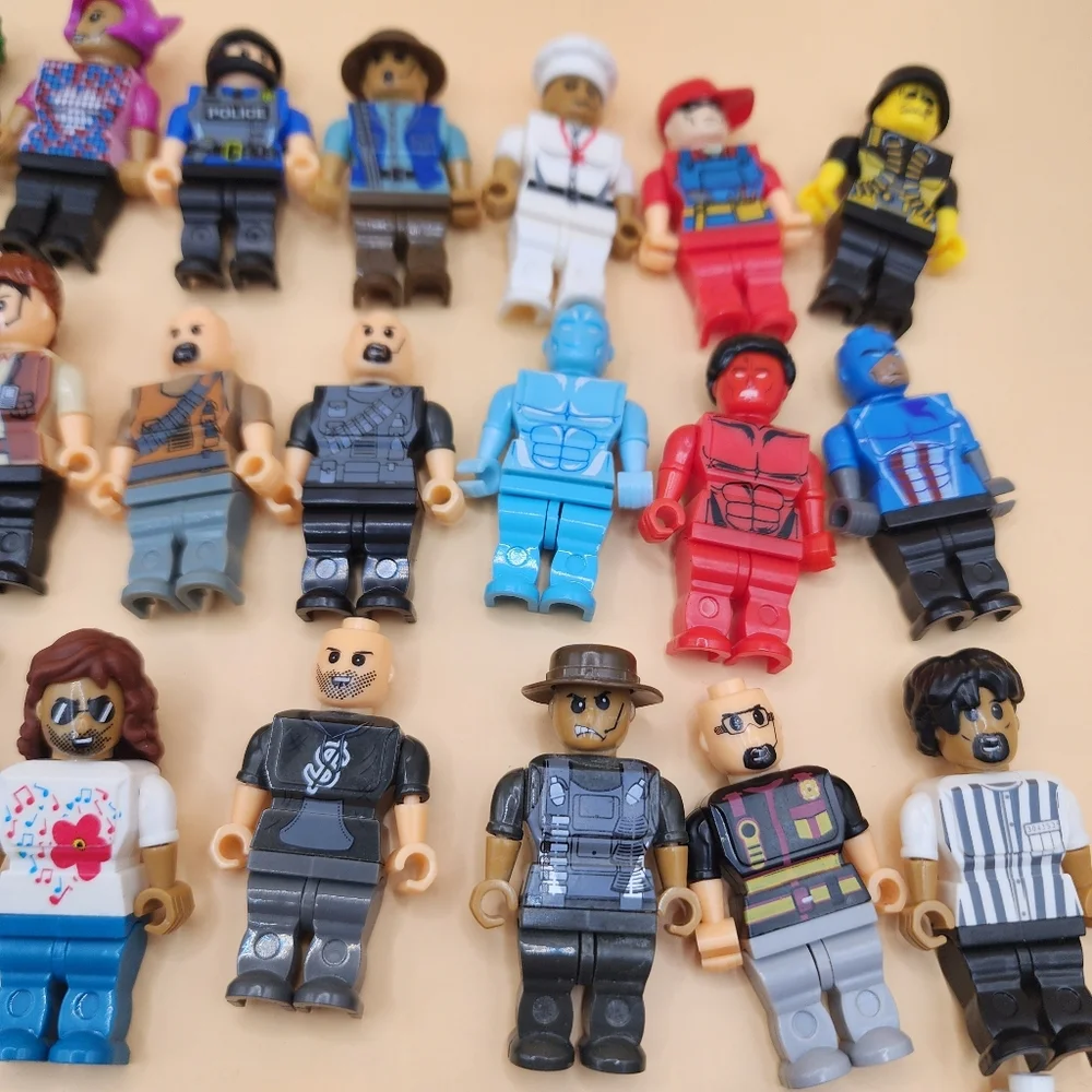 40 pc Block Tech Minifigure Lot Building Block Minifigs - Picture 4 of 6